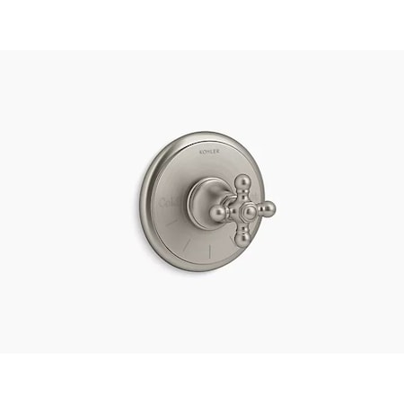 Kohler Artifacts Thermostatic Valve Trim With Cross Handle T72769-3-BV